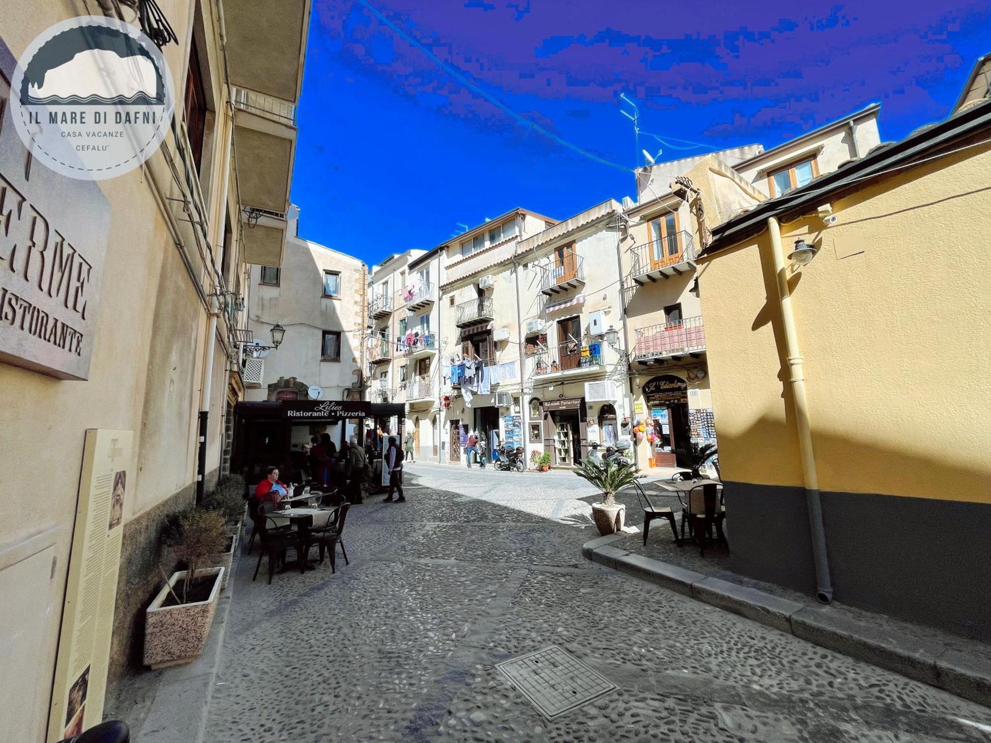 Ferienwohnung Il Mare Di Dafni Cefalù Exterior foto