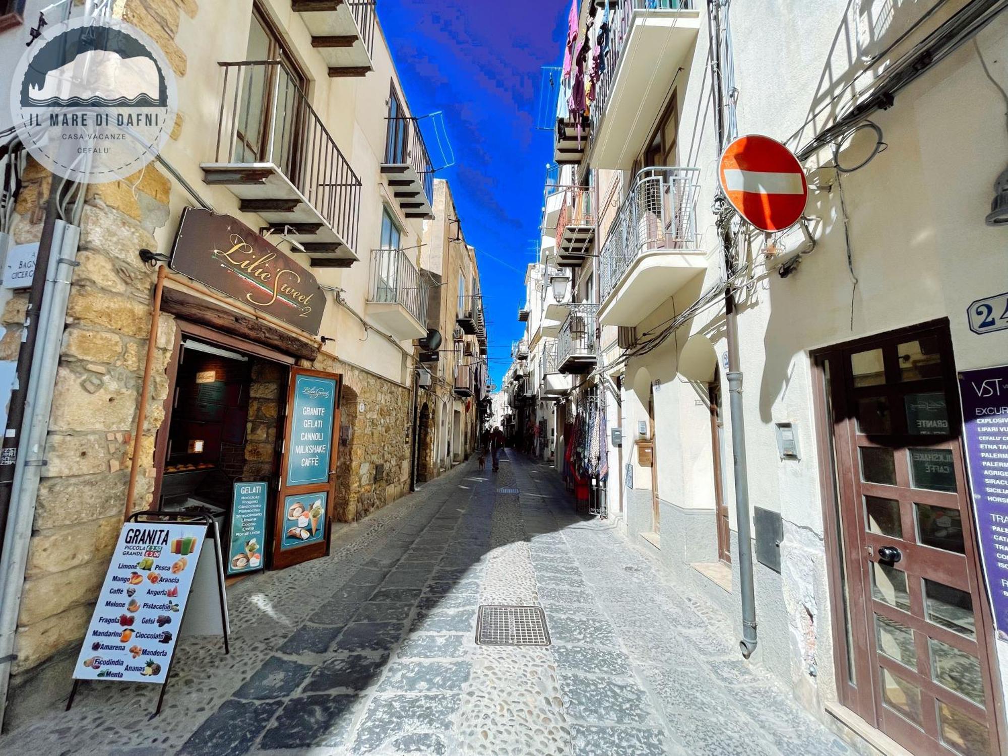 Ferienwohnung Il Mare Di Dafni Cefalù Exterior foto